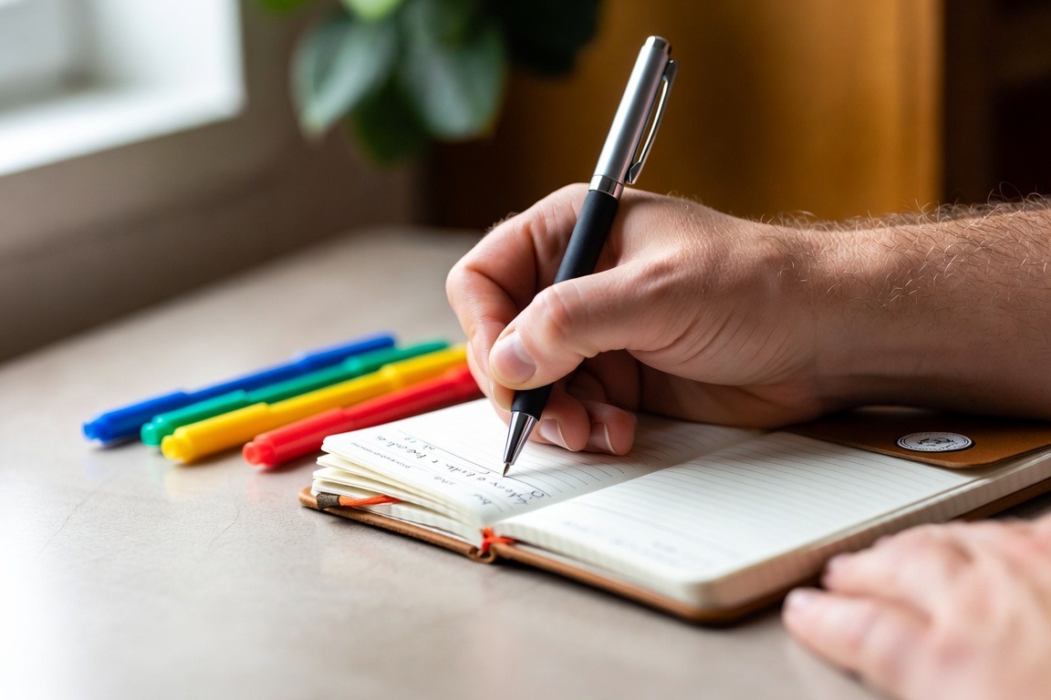 Journaling and budgeting
